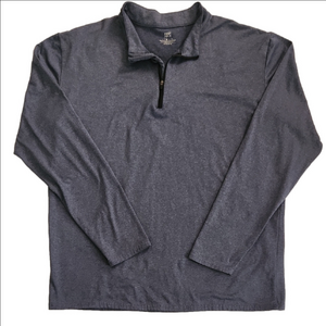 Fort Isle Blue Quarter-Zip Long Sleeve Pullover